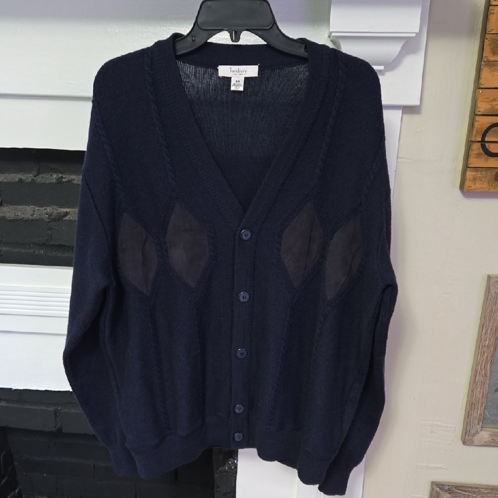Turnbury Men's Navy Sweater